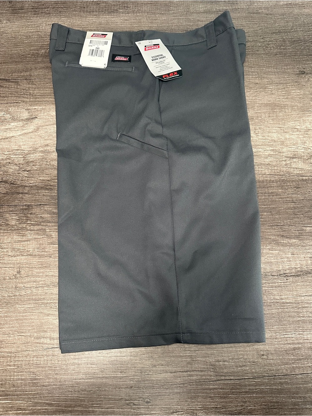 Dickies Men’s Flat Front Work Shorts — Charcoal Gray